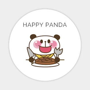 Happy Panda Magnet